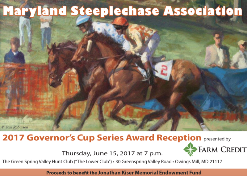 Awards Reception June 15, 2017 Maryland Steeplechase Association